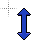 Vertical resize cursor
