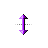 Vertical resize cursor