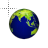 Rotating Earth - Good Contrast 2 cursor