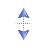 Vertical resize cursor