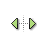 Horizontal resize cursor
