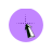 cursor arriba cirsculo morado transparente cursor