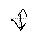 Vertical resize cursor