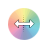 Horizontal resize cursor