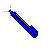 Lápiz azul cursor