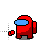 among us crew member diagonal resize 2 cursor