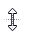 Vertical resize cursor