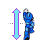 Vertical resize cursor