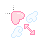 [Angel heart set] diagonal resize 1 cursor
