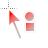 Red Cursor (Person) cursor