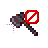 netherite axe and barrier cursor