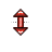 Vertical resize cursor