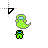 among us spooky month dance lime cursor