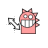 dinosaur diag resize right cursor