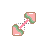 Strawberry Kuromi Diagonal Resize - cursor