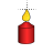 1 Christmas Candle cursor