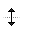 Vertical resize cursor