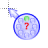 3d Blue Sphere Cursors preview