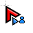 Person-RedPlastic cursor