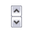 Vertical resize cursor