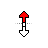 Vertical resize cursor