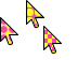 Yellow and Pink Cursors cursor preview