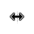Horizontal resize cursor
