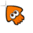 Splatoon Orange Squid cursor