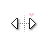 Horizontal resize cursor