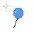 blue balloon cursor