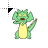 Surprised Dragon cursor