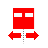 Horizontal resize cursor