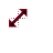 Black and Red glow Diag 2 cursor