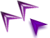Metallic Shiny Purple Arrow Cursors preview