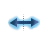Horizontal resize cursor