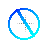 Blue unavalible cursor