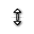 Vertical resize cursor