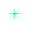 teal sparkles cursor