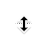 Vertical resize cursor
