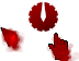 Windows 10 aero red Cursors preview