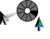 Black and Grey Bevel Cursors preview