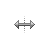 Horizontal resize cursor