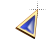 Left Sapphire Triangle cursor