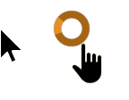 Windows 10 Black-Bronze Edit Cursors preview