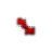 Red Spikes Diagonal Resize 1 cursor
