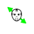 Jason Voorhees diagonal resize right cursor