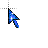 Blue Glitter Cursors preview