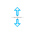 Vertical resize cursor