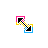 pansexual Diagonal Resize 1 cursor
