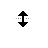 Vertical resize cursor